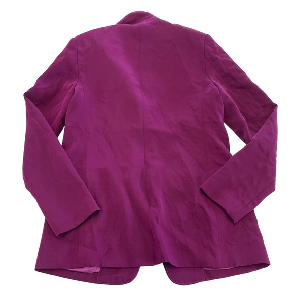 Endless Rose Jacket Womens Medium Purple Pink Blazer Single Button Career - Picture 3 of 8
